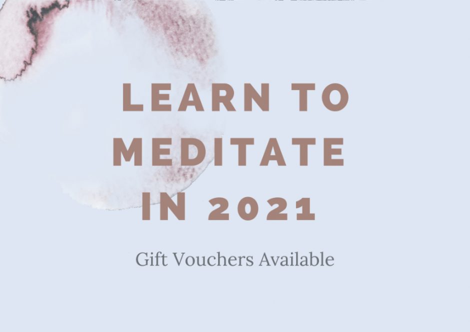 The Modern Meditator, Gift Vouchers Available, Learn to Meditate in 2021